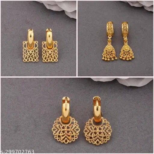 Stylish Earring/Stud Combo For Women'S/Girls