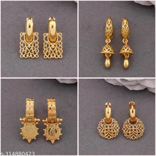 Combo Of Earrings/Studs/Bali