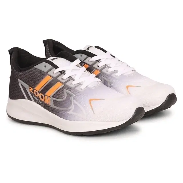 We Shine Sports Shoes for Men, White & Black (6)