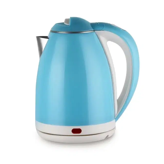 Cello Pluto Quick Boil Stainless Steel Kettle, 1.5L, Blue | Pack of 1 | Fast Boiling | Rust-Free Stainless Steel