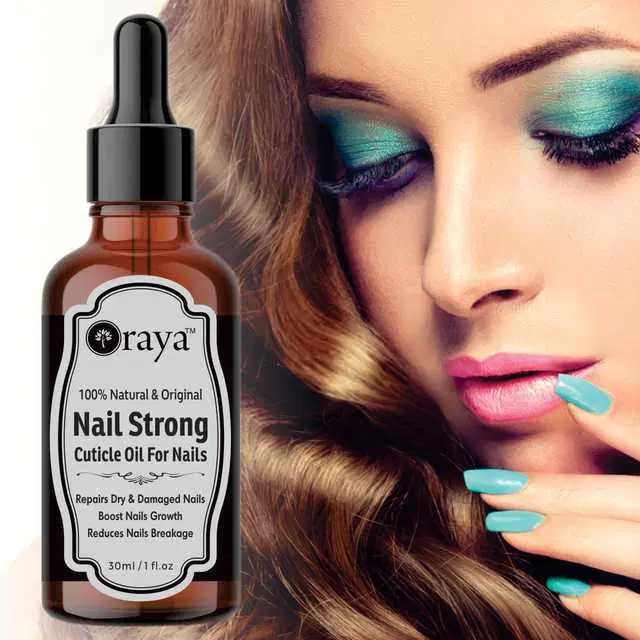 Oraya 100% Pure Nails Strong Oil For Cuticle Care Nails Growth & Strength, 30 ml, B-10