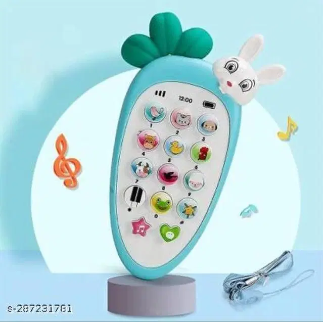 Cordless Feature Mobile Phone Toys for Kids, Sea Green