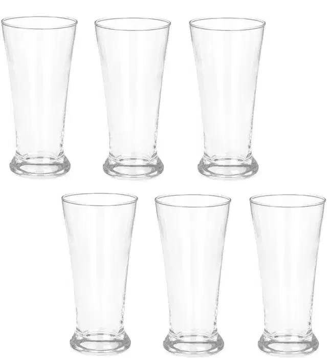 Liquor cum Cocktail Glasses, Transparent, 300 ml, Pack of 6