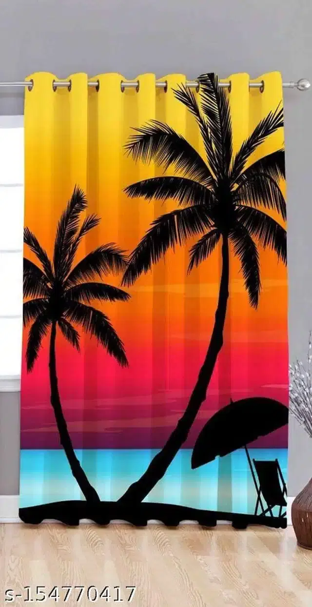 Curtains for Door, Multicolor, 5 Feet