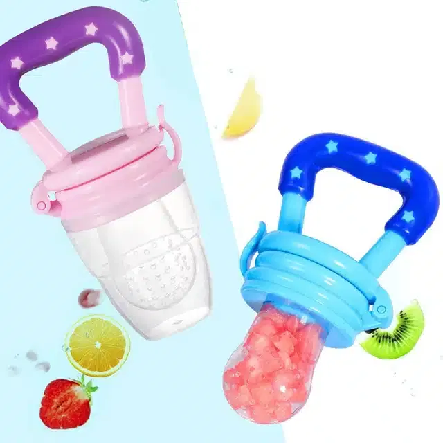 Silicone Fruit Feeder for Kids, Multicolor, Pack of 2
