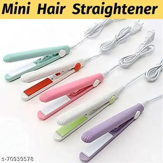 Plastic Hair Straightener, Assorted, Pack of 1