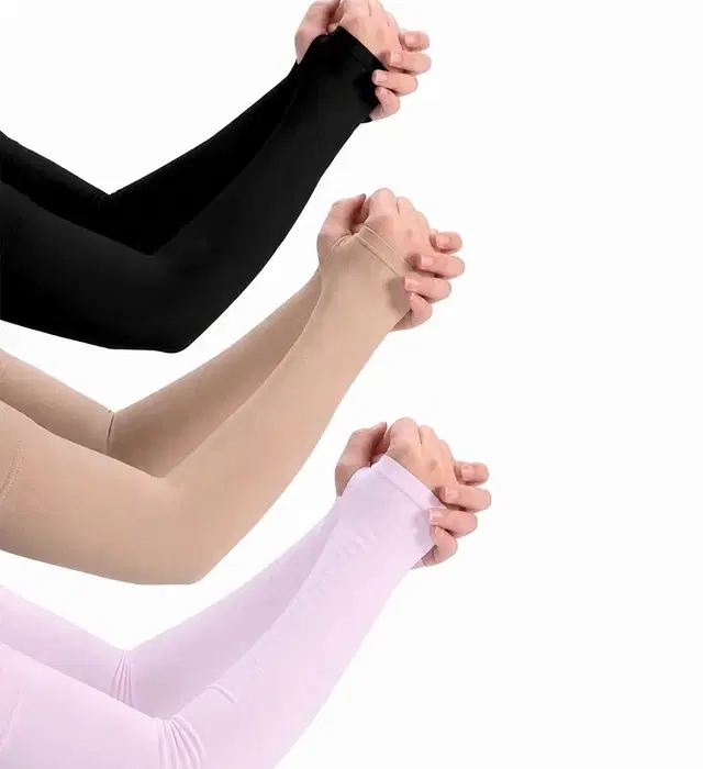Poly Blend Arm Sleeves (Multicolour, Free Size)
