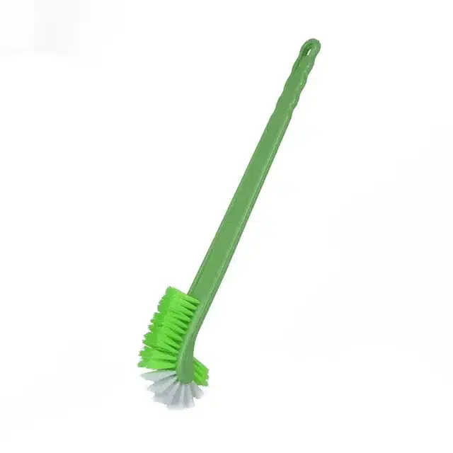 Plastic Long Handle Toilet Brush, Multicolor