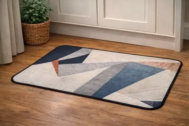 Modern Gold Geometric Non-Slip Doormat [40x60] Assorted Design