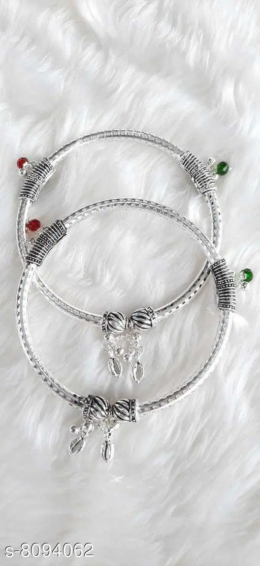 Anklet Silver Free Size Anklets & Toe Rings for Women