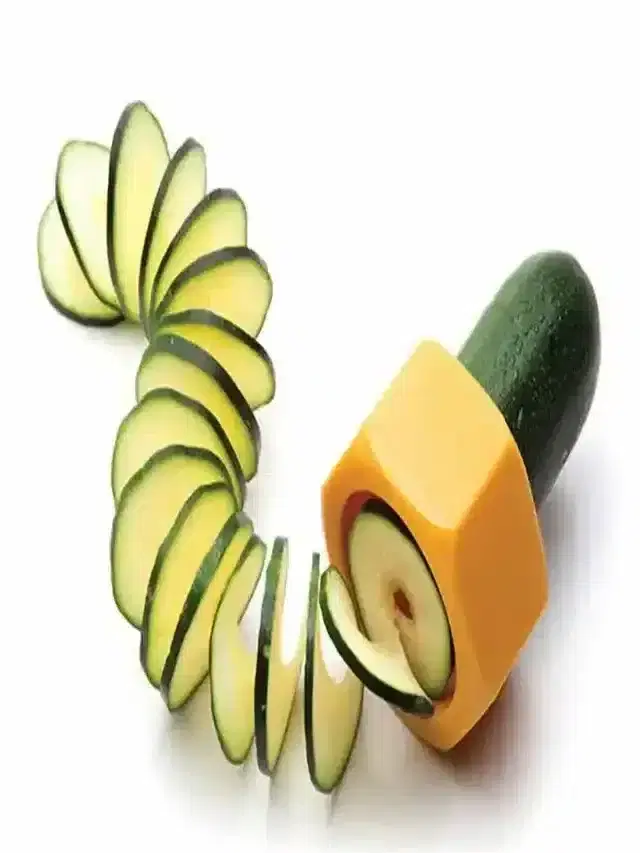 Pallavi Trading Cucumber Spiral Slicer Vegetable Fruit Salad Cutter Carrot Slicer