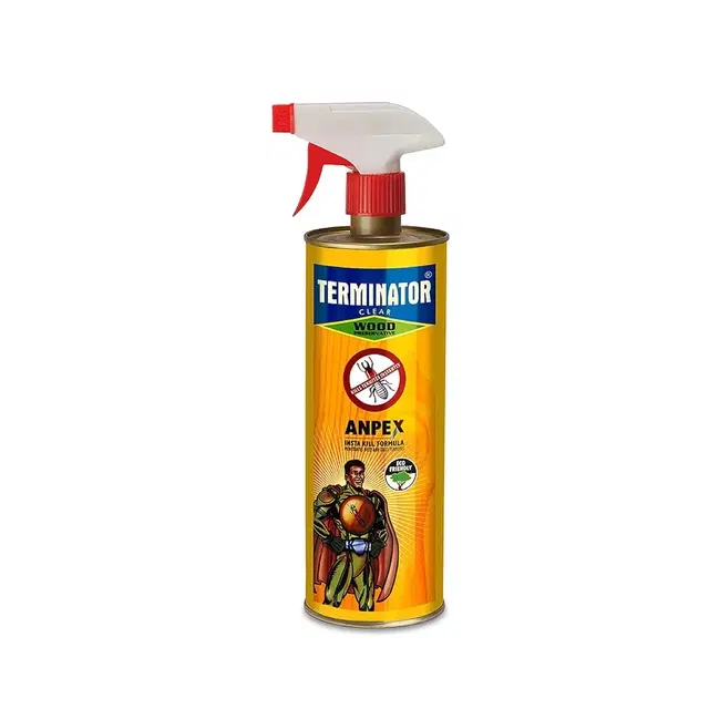 Terminator Eco-Friendly Termite Killer Spray| 500 ml | Wood Preservative And Termite, Borer And Insect Repellent For Home, Kitchen, And Offices