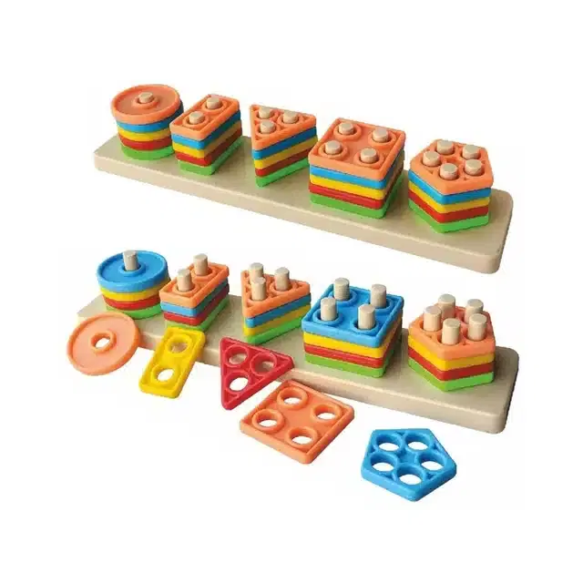 Educational Learning Puzzle Toys for Kids, Multicolor, Set of 1