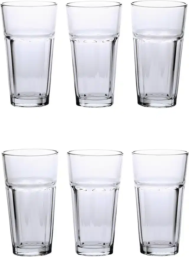 Liquor cum Cocktail Glasses, Transparent, 300 ml, Pack of 6