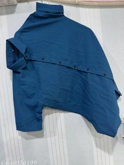 Casual Shirt for Men (Blue, XXS)