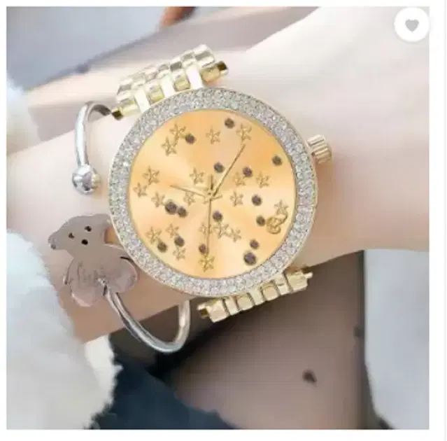 Analog Watch for Women (Gold)