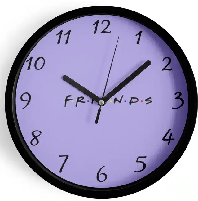 Analog Wall Clock for Home, Multicolor, 7 Inches