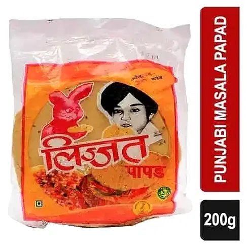 Lijjat Punjabi Masala Papad 200 G