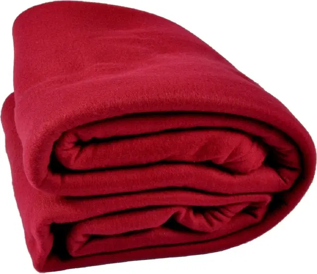 Fleece Blanket, Red, 60x90 Inches