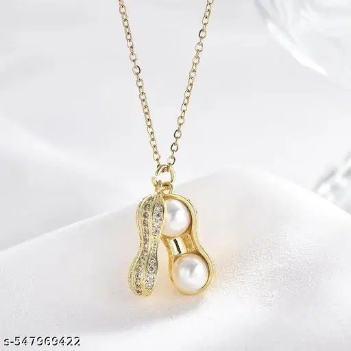 Korean Pearl Necklace Chain