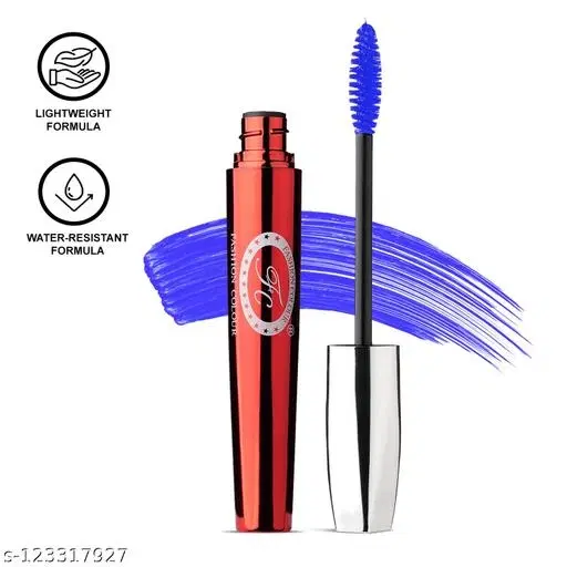 Fashion Colour Big Eye Waterproof Curl Mascara – Volume 360° | Net 8 ml | Shade: Blue