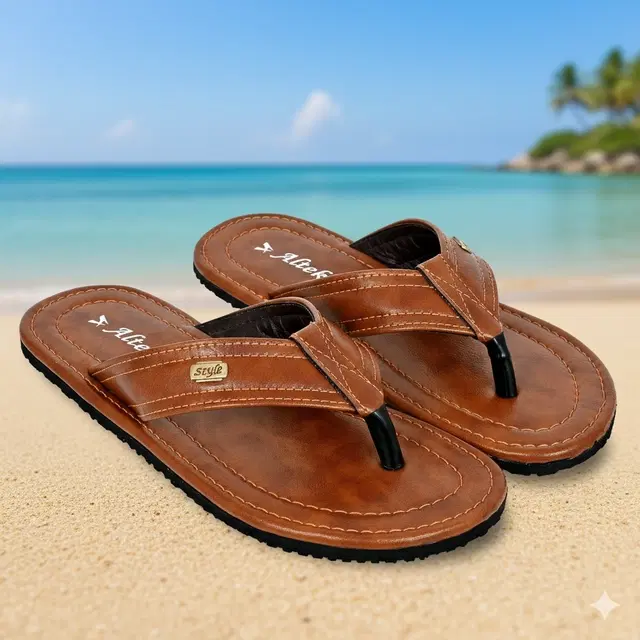 Flipflops for Men, Rust (6)