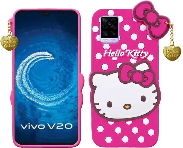 Mobile Cover for Vivo V20, Multicolor