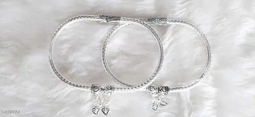 Anklet Silver Free Size Anklets & Toe Rings for Women