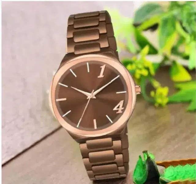 Analog Watch for Women (Brown)