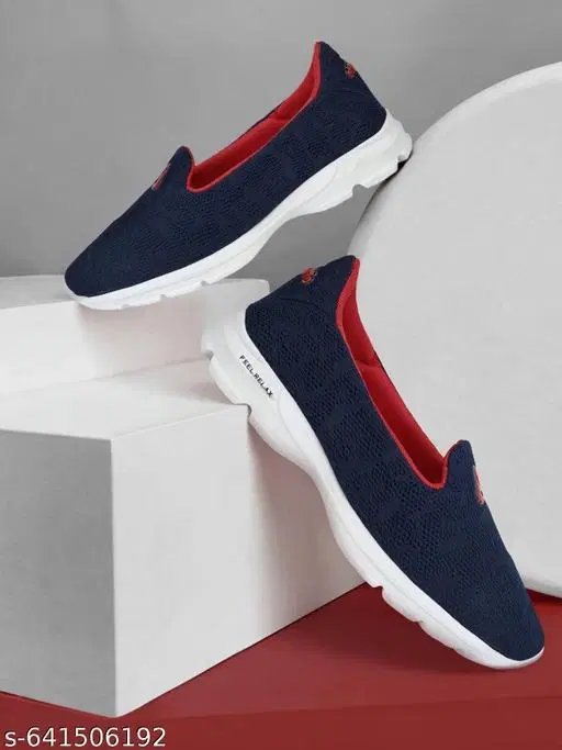 Aqualite Mesh Sports Shoes for Women (Navy Blue, 5)