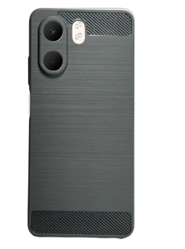 Rubber Back Cover For Oppo A5X 5G, Black