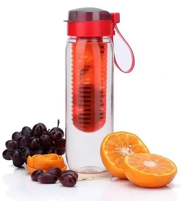Plastic Fruit Infuser Bottle, Multicolor, 750 ml