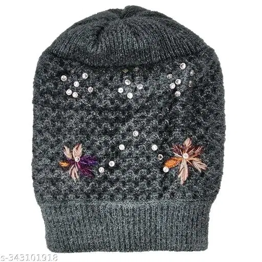 Woolen Cap for Kids (Multicolor)