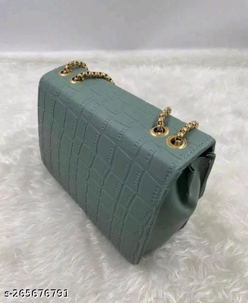 TRUE FASHION. Sling Bag for Women (Green, Free size)