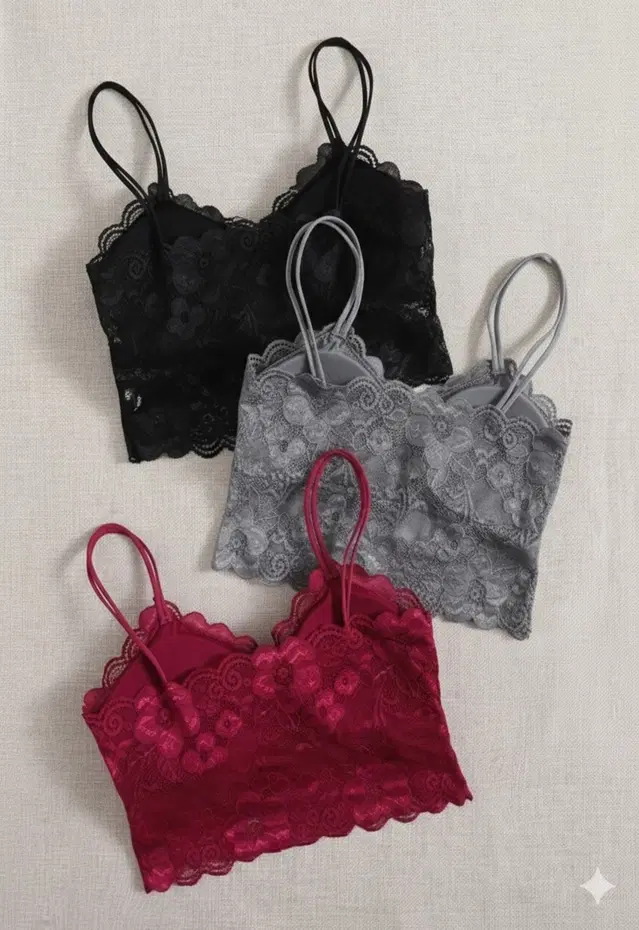 Cotton Solid Padded Bras for Women, Multicolour, Pack of 3 (32B)