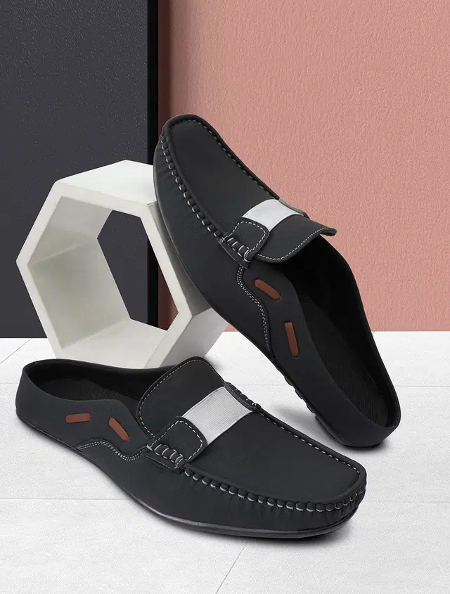 Loafers for Men (Black, 7)