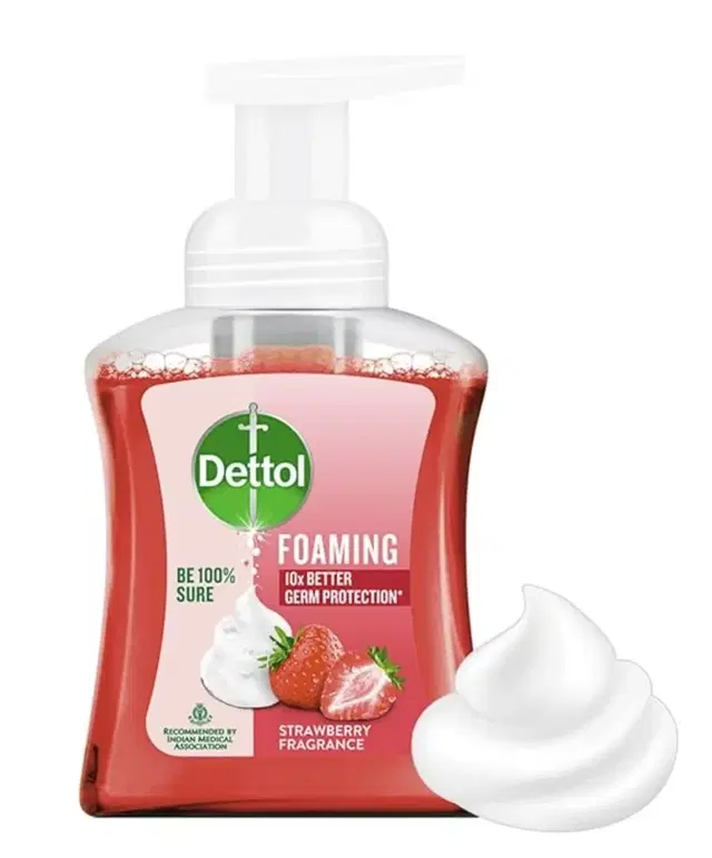 Dettol Strawberry Foaming Handwash - Pump 250 ml