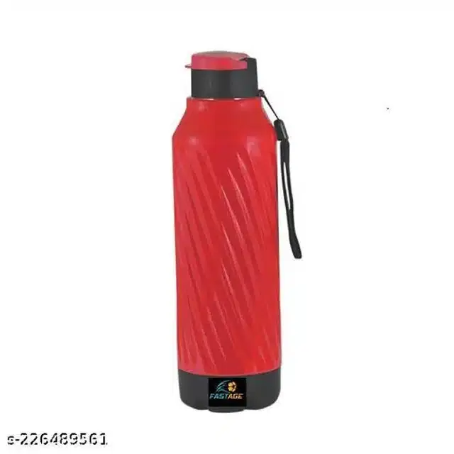 Plastic Water Bottle, Red