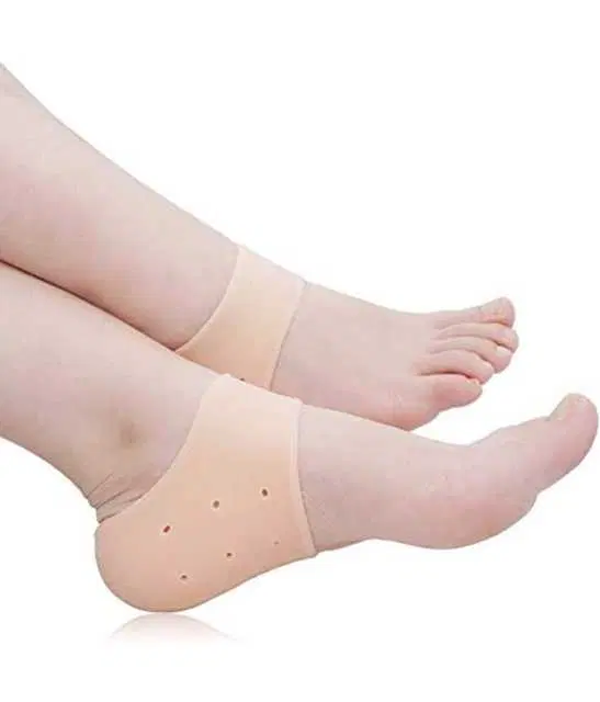 Lenon Makeup Accessory Rtb Silicone Anti Crack Heel Socks, 1 Pair, D10