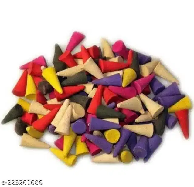 Premium Dhoop Cones, Multicolor, 100 g