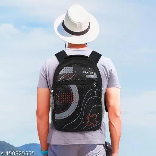 Laptop Backpack with Raincover, 3 compartments, bottle holder, organizer, school bag for boys and girls, college bag for women and men, office bag, travel bag