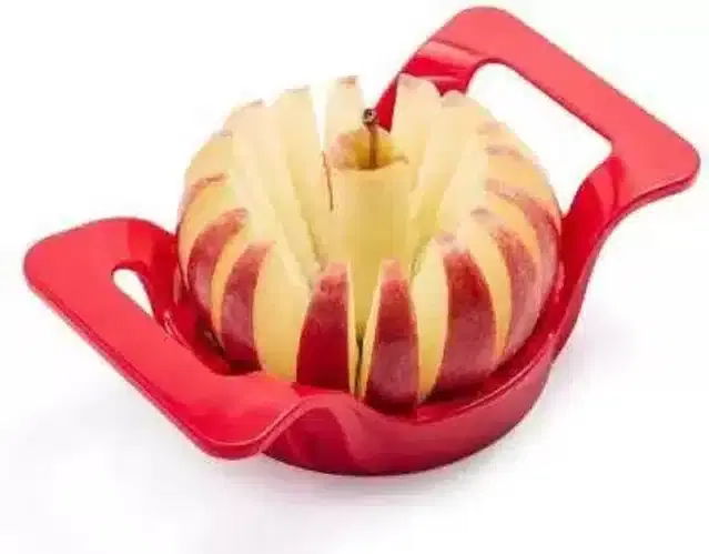 Plastic Apple Cutter, Red