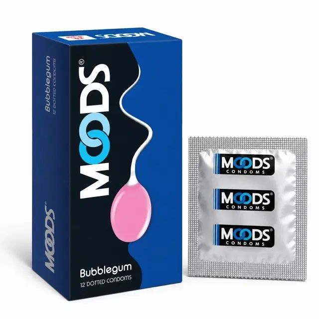 Moods Bubblegum Condom, 12 Sheets