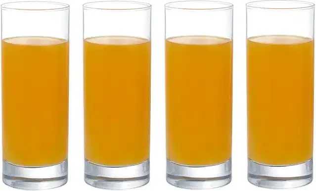 Liquor cum Cocktail Glasses, Transparent, 300 ml, Pack of 4