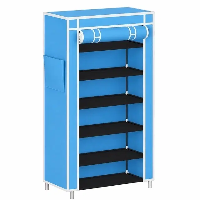 6 Layer Metal Multipurpose Organiser With Blue Zip Cover [diy] Do-It-Yourself