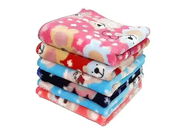 Microfiber 50 GSM Face Towel Set , Pack of 6