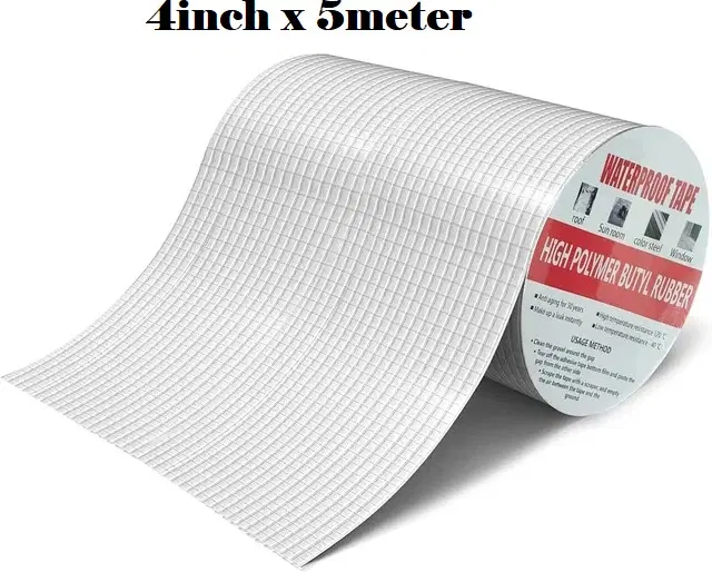 Aluminium Single Sided Self Adhesive Tape, Silver, 5 m