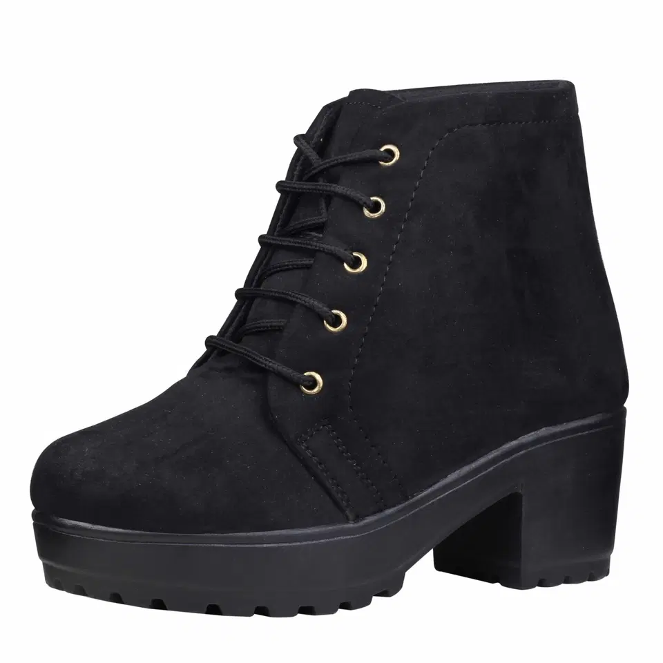 Snasta Women's Classic Boots (Black, 3) (St007)