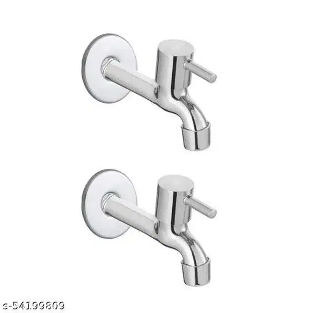 Bathroom Tap, Silver, Pack Of 2