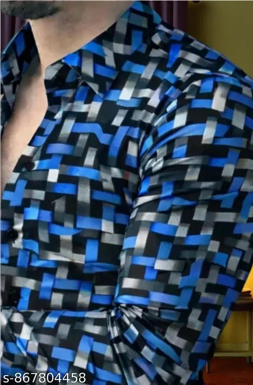 Casual Shirts for Men (Multicolor, S)